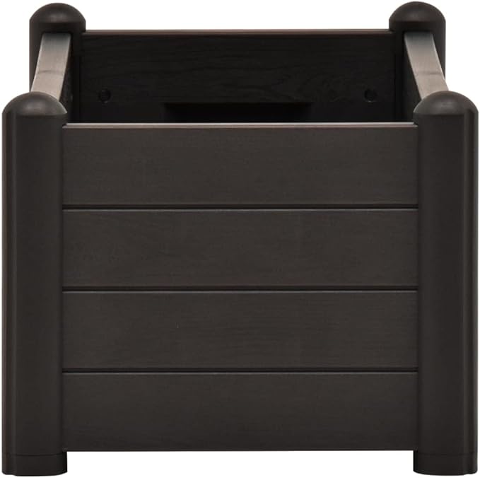 Garden Raised Bed PP Anthracite 39.4”x16.9”x13.8” dWeight-14 lbs