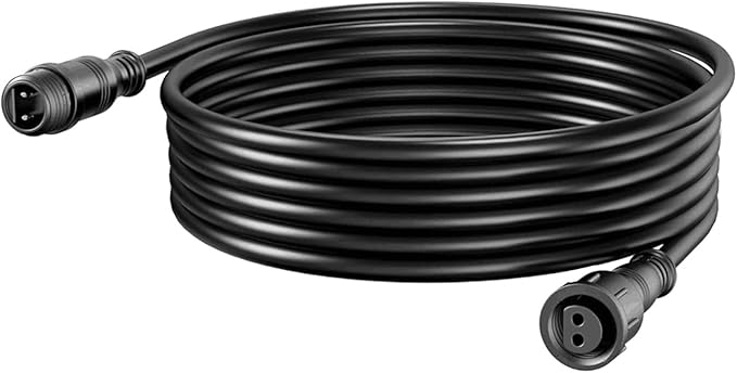 ZYAN 8 Pack Outdoor Landscape Spotlights &amp 2 Packs 6.5ft Extension Cable