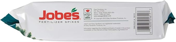 Jobe's 1611 Evergreen Outdoor Fertilizer Food Spikes 15 Count