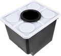 Hydroponic Planting Bucket for Greenhouse Soilless Culture Vegetable Holder with Lid for Growing Flowers Vegetables and Plants Easy to Assemble Reusable