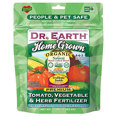 Dr. Earth 73416 Home Grown Tomato/Vegetable/Herb Fertilizer 1-Lb. - Quantity 12