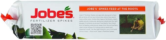 Jobe's 01612 15 Pack 9-12-12 Fruit &amp Citrus Tree Spikes - Quantity 4