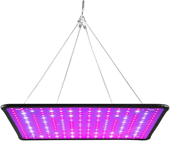 300W Full Spectrum Indoor Vegetable Growth Lamps 110V Indoor Natural Red/Blue Plant Panel Lamping 100-277V Succulent Hydroponic Planting Lights UV/IR Indoor Cultivation Seedling Red and Blue Lighting