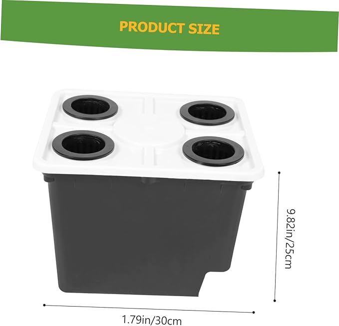 Hydroponic Growing System Bucket Soilless Cultivation Barrel for Greenhouse Hydroponic Grow Bucket Plastic Easy Maintenance