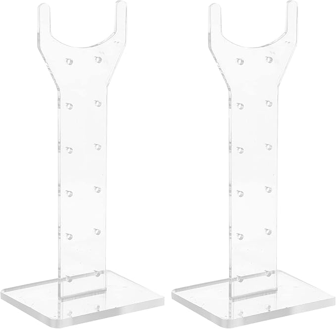Yardwe Grow Light Stand for Indoor Plants Acrylic Metal Rack Sturdy Safe for T20 Grow Lights Enhance Plant Growth