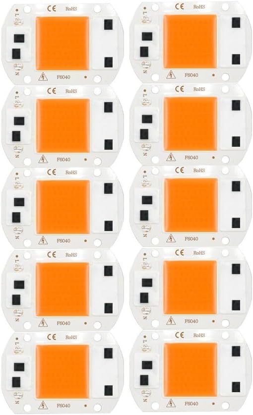 10PCS Grow Plant Light AC230V 10W LED COB phytolamp chip Full Spectrum