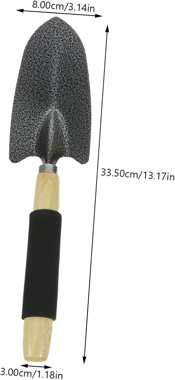 Generic 1set Garden Tools Kit Portable Garden Shovel Rake Gardening Tools Handles for Home Gardening Planting Outdoor Use