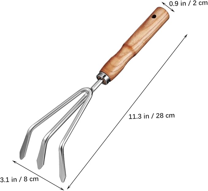 1set Garden Tool Set Gardening Kit Ash Handles for Pruning Planting and Digging for Gardeners and Outdoor Enthusiasts