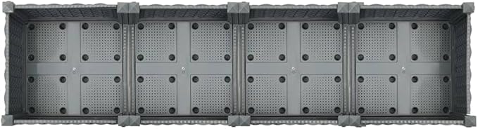 Raised BedGarden PlantersGarden PlantersGarden CenterpiecesGarden BedsRaised Beds for Growing FlowersHerbs and Fruits63x15.7x9.1 Polypropylene