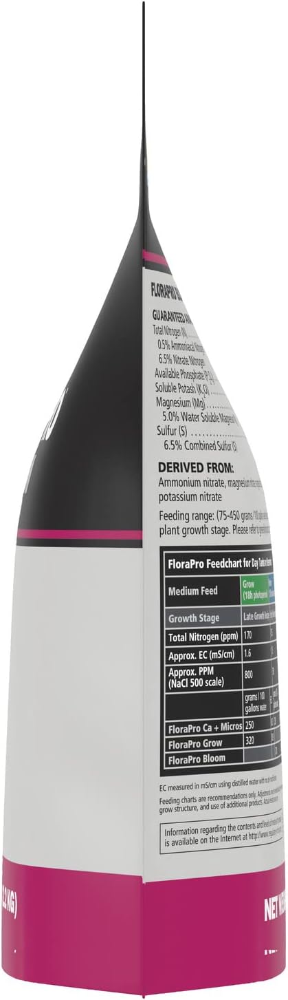 General Hydroponics FloraPro Bloom 7-12-27 Nutrient for Commercial Cultivation 5 lbs.