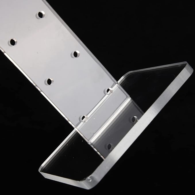 Yardwe Grow Light Stand for Indoor Plants Acrylic Metal Rack Sturdy Safe for T20 Grow Lights Enhance Plant Growth