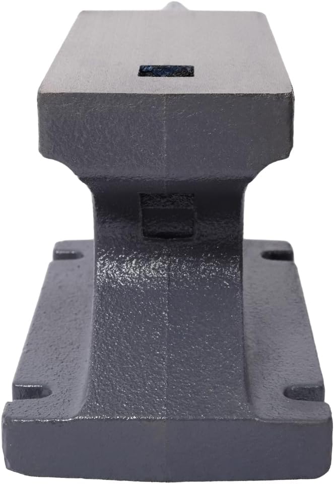 Cast Iron Anvil Single Horn Anvil with 8.5 x 4 Inch Countertop and Stable Base Luxebough High Hardness Blacksmith for Bending Shaping Forging Premium Rugged Design (55LB)