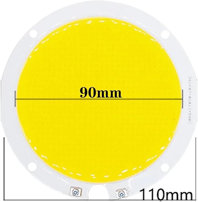 LED Chip 300W RA≥95 DC30-34V 9000mA Round COB Smart IC 110MM for Outdoor and Indoor Spotlight Plant Lighting DIY Special