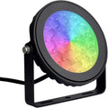 LGIDTECH FUTC02 Miboxer 9W RGB+CCT Outdoor LED Garden Spotlight AC 110V 16 Million Colors ChangingColor Temperature Adjustable.Smartphone APP Can't Control Directly