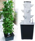 Indoor Hydroponic Tower Garden System - Complete Aeroponics Kit for Growing Herbs Fruits &amp Vegetables - Includes Timer Pump &amp Net Pots for Home Gardening