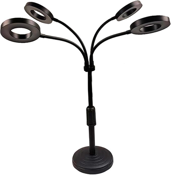 Grow Light for Indoor Plants LED Plant Growing Lamps with 3/9/12H Timer Adjustable Neck &amp Brightness for Tabletop Plants Seed Starting Herbs