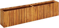 SKM Garden Raised Bed 78.7x11.8x19.6 Solid Acacia Wood