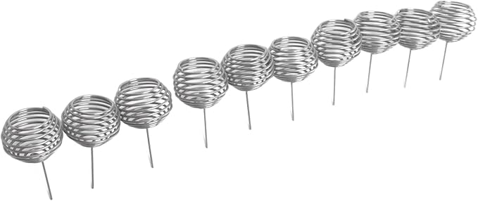 100pcs Fertilizer Mesh BasketStainless Steel Garden Nutrition Cups Small Size Bonsai Fertilization Basket for Garden Yard Home