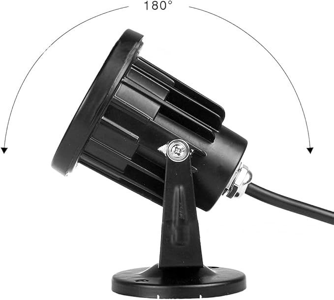 7W Landscape Spot Light Aluminum LED IP65 Waterproof 12V Warm White Light - Energy Saving Durable Outdoor Garden Tree Lighting (Warm Light)