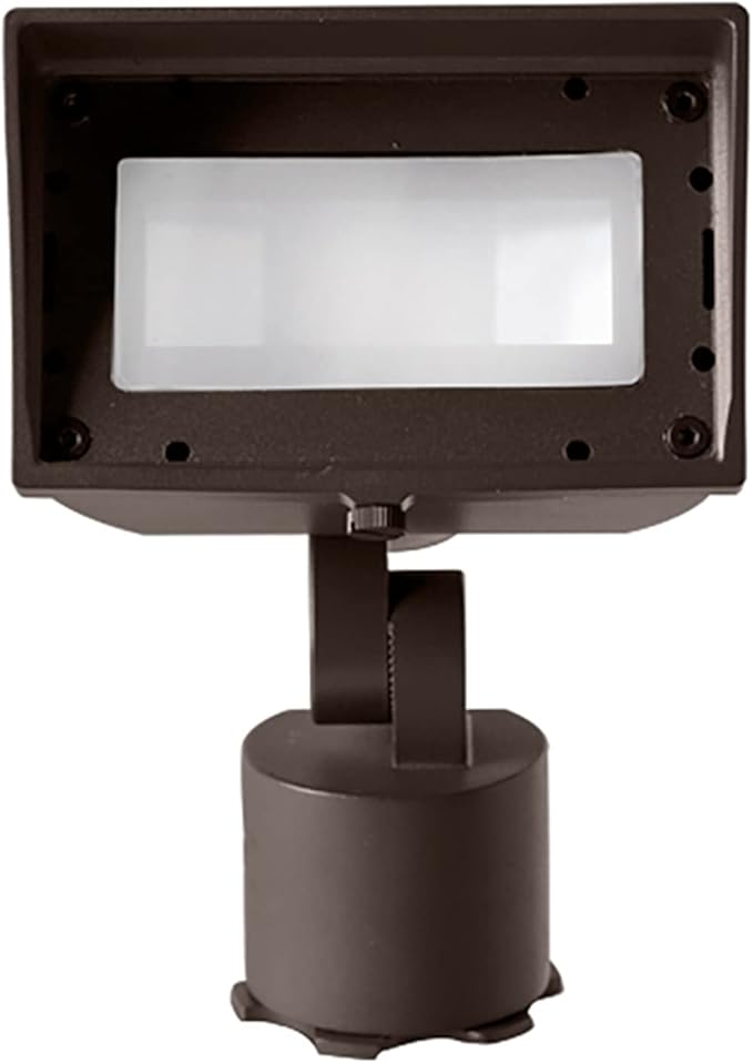 WAC Landscape Lighting Wall Wash Light LED 12V with Adjustable Beam Angle and Integral Brightness Control 3000K in Bronze