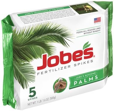 Jobe's 01010 5 spikes 10-5-10 Palm Tree Fertilizer Spikes 3 pack