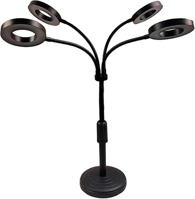 Grow Light for Indoor Plants LED Plant Growing Lamps with 3/9/12H Timer Adjustable Neck &amp Brightness for Tabletop Plants Seed Starting Herbs