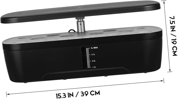 1set Hydroponics Growing Kit Indoor Gardening Machine with Us Multi-Porous Design for Vegetable Growth Space-Saving Hydroponic Planter for Home Use