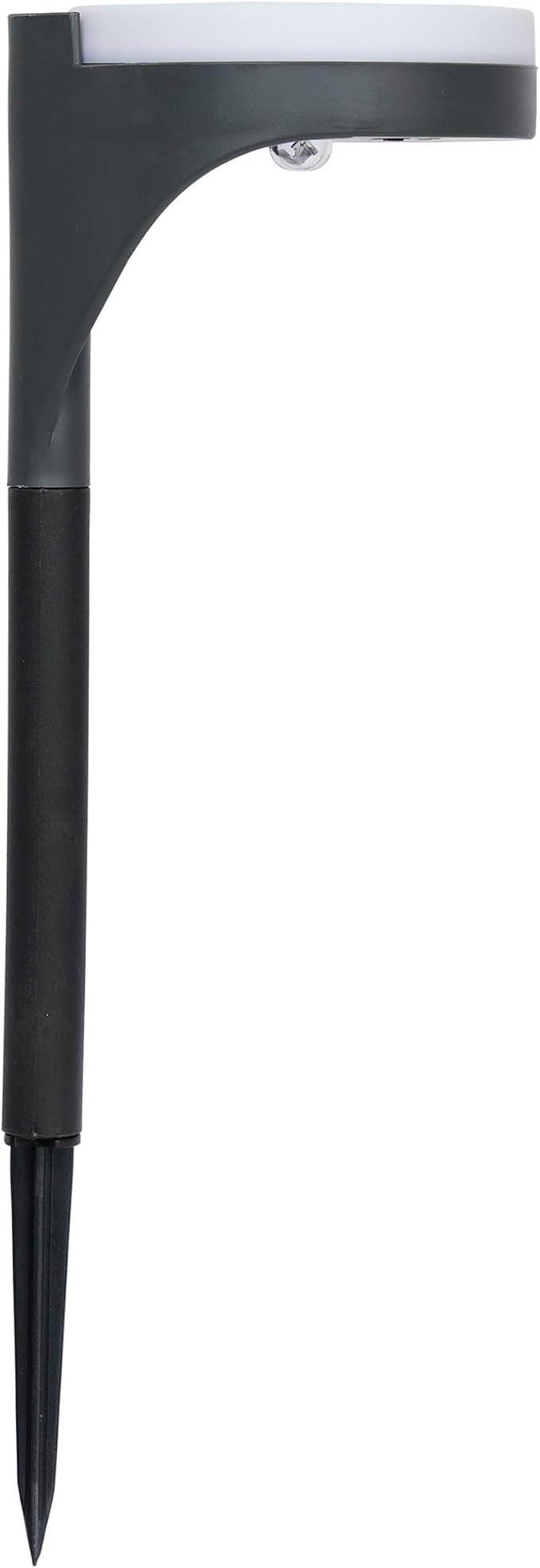 Alpine Corporation 15 Tall Outdoor Solar Pathway Light with 13 Warm White SMD 3.5LM LED for Patio Lawn Yard and Garden Black - Set of 3