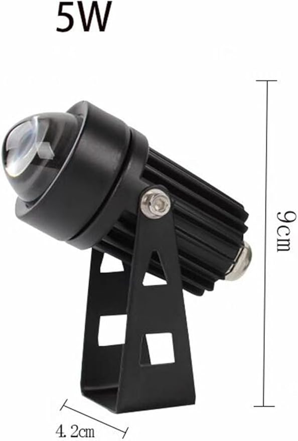 2pcs Led Spot Lights - Spotlight Led Beam Light 5W Outdoor Wall Lamp Landscape Lighting IP65 Waterproof LED Spotlight Narrow Beam Spotlight for Garden Courtyard(Red Light5W(12V))