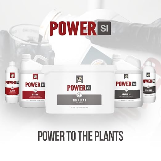 PowerSi Original 5L – Premium Silica Supplement for Stronger Plants &amp Maximum Nutrient Uptake – Enhances Growth Resilience &amp Yield – Highly Concentrated &amp Fast-Acting