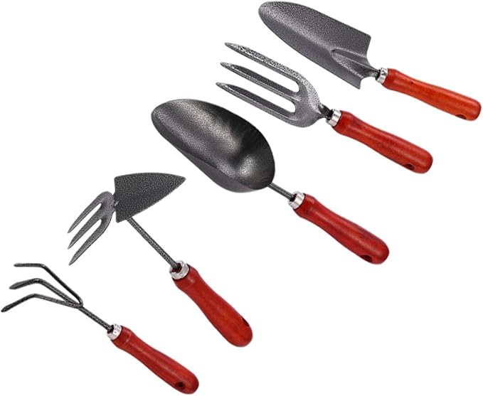 TOYANDONA 1set Garden Tool Kit Rake Hoe Shovel for Efficient Outdoor Gardening Planting Vegetables and Soil Loosening of High-Grade Gardening Tools