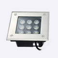 Ground LED Landscape Lights - Outdoor Buried Lights IP66 Waterproof Recessed Ground Light AC85-110V for Garden Yard Walkway Pathway Architectural Lighting