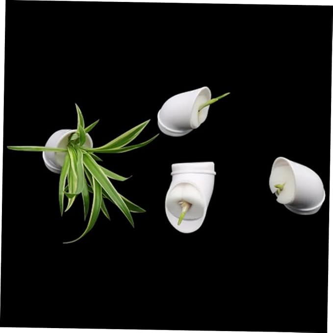 1 Set Hydroponic Equipment Hydroponic Garden Tower Terrarium Hydroponic System Vertical Hydroponic Tower Water Hydroponic Tower Parts Cups Vertical Hydroponic Planter Plastic White/1243