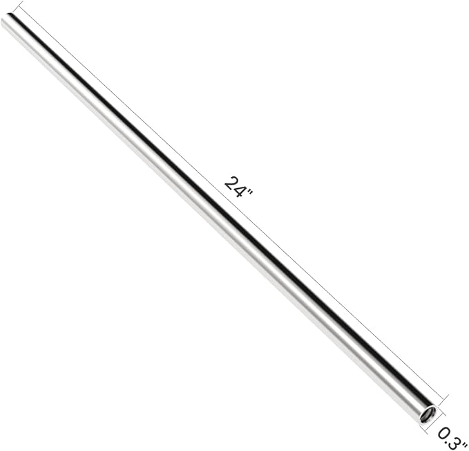 Olle 4 Pack Anti-Corrosion Aluminum Support Rods for 24 Width Raised Garden Bed 24 Inch Long