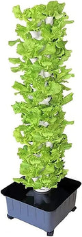 Hydroponic Tower Growing Sytem Vertical Grow Tower with Pump and Movable Water Tank 45 Plants Sites