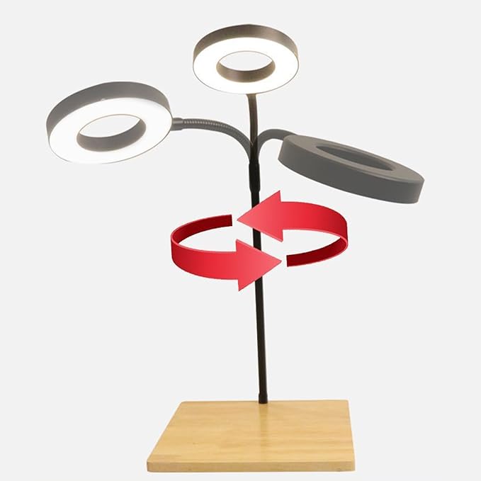 Aquarium Lighting Fixture Full Spectrum LED Lighting 10W LED Grow Light USB Powered Grow Lamp USB Powered and Energy Efficient for Home Offices Study Or Desk Use