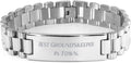 Best Groundskeeper in Town. Ladder Bracelet Groundskeeper Present from Boss Perfect Engraved Bracelet for Men Women Gardening Tool Set Garden gnome Flower pots Garden Hose Green Thumb