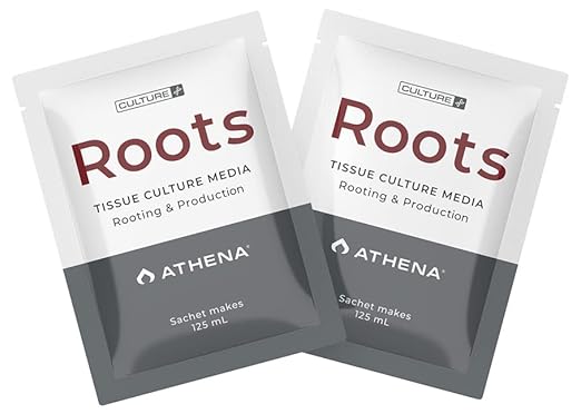 Athena Culture Roots – All-in-One Tissue Culture Media Root Enhancer for Plants | Rooting &amp Production | 10 Sachets – 125 ml Each