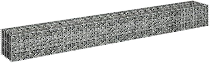 SKM Gabion Raised Bed Gabion Raised Bed Galvanized Steel 106.3x11.8x11.8
