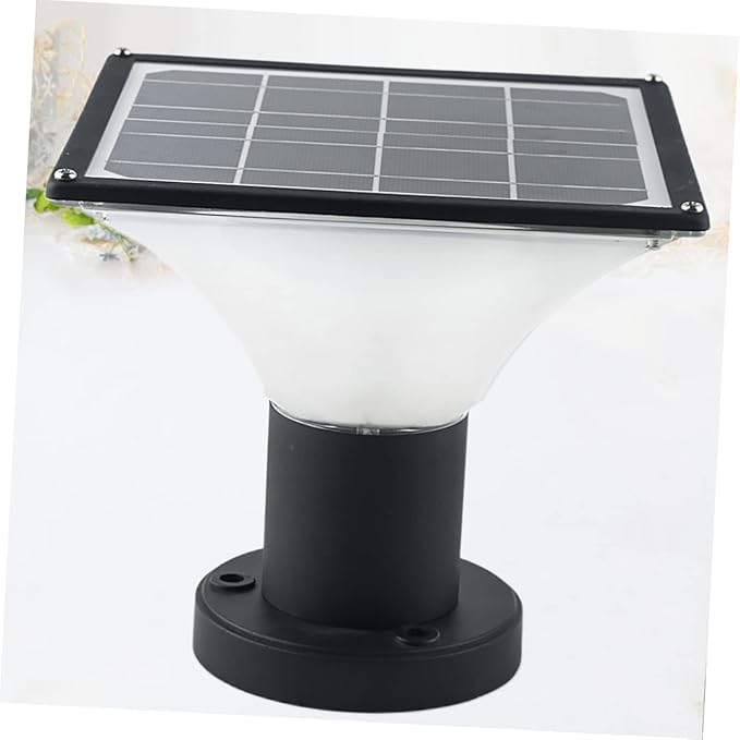 1pc Solar Fence Lamp Led Landscape Light Pillar Lamp Outdoor Garden Light Easy Install