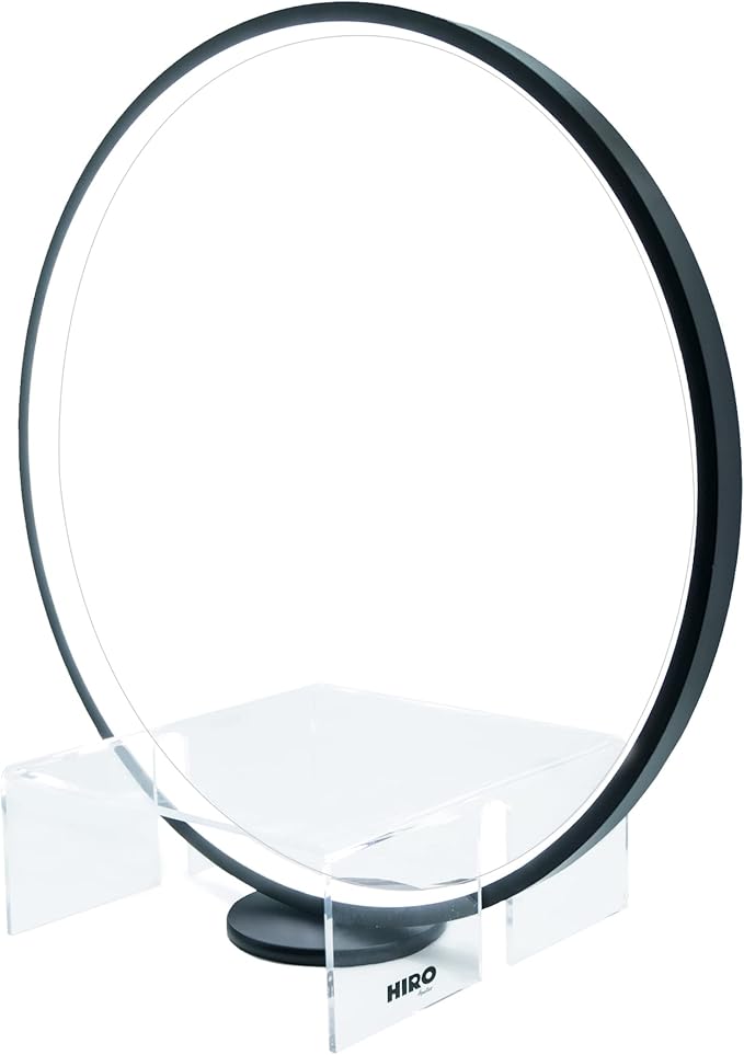 Circle Full Spectrum Plant Grow Light w/Display Stand for Terrarium Nano Fish Aquarium Bonsai Potted Plants. Gift for Mother's Day Gift for Plant Lover (11.8 in/30cm Diameter)