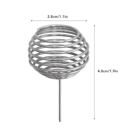 100pcs Garden Nutrition Cups Fertilizer Mesh Basket Stainless Steel Bonsai Fertilization Basket Plant Fertilizer Hanging Basket Bonsai Fertilizer Holder for Yard Home
