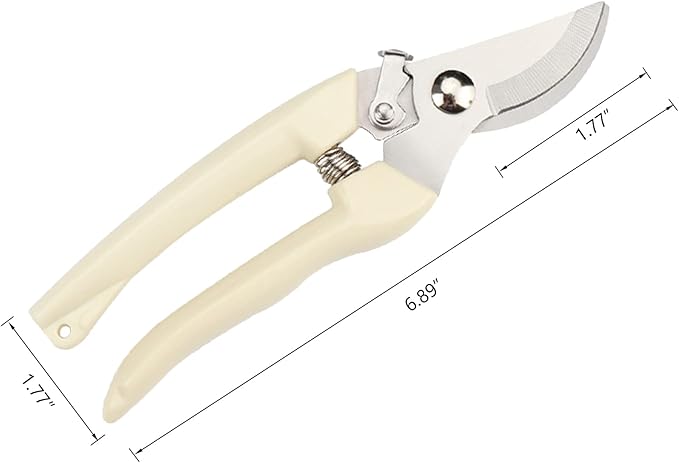 20 Pcs Garden Scissors for Plant Tip Pruning Shears for Cutting Flowers Trimming Plants Bonsai and Fruits Picking (Bypass Blade Pruner)