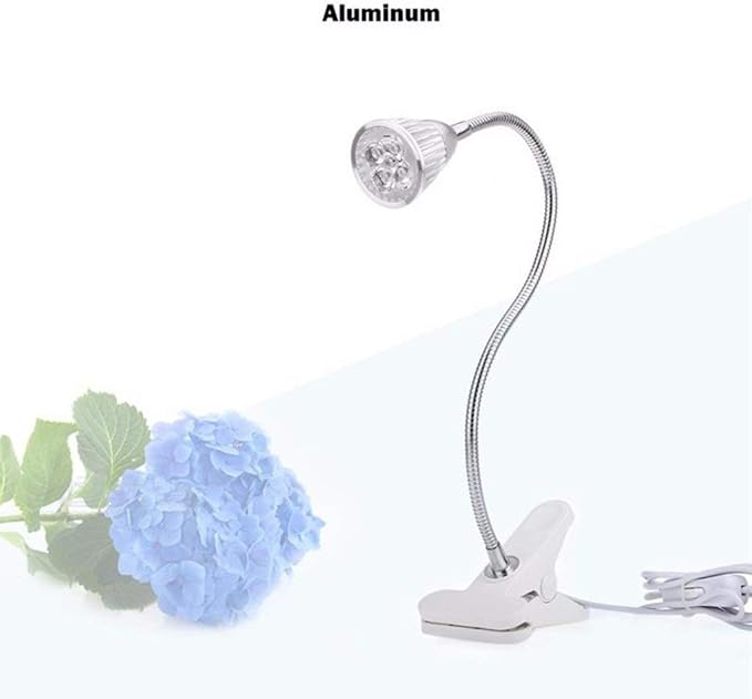 Wall Lights Led Grow Light with Clip Flexible Lamp Head Clip Led Plant Growth Light for Indoor or Desktop Plants Plug