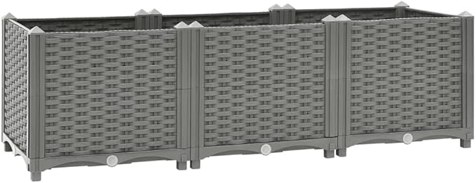 SKM Raised Bed 120x40x38 cm Polypropylene (Weight-13KG)-3295