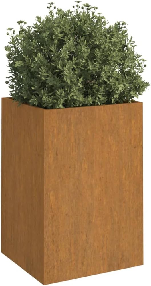PlanterMultifunctional Raised BedPlant Privacy FenceBalcony Planter BedsHerb PlantersGreenhouse Planterfor HerbsFlowersOutdoorVegetables20.5x18.9x29.5 Corten Steel