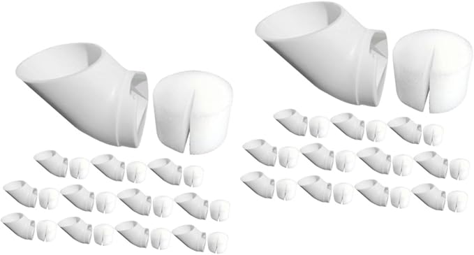 BESPORTBLE 2sets Vertical Hydroponics Tower Planting Cups Hydroponic Plant Cups for Garden