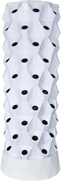 Hydroponic Vertical Garden Tower Aeroponic Tower Garden System Hydroponic Tower Soilless Cultivation Farm Vegetable Equipment for Fruits and Vegetables Planting(White170cm/67in)