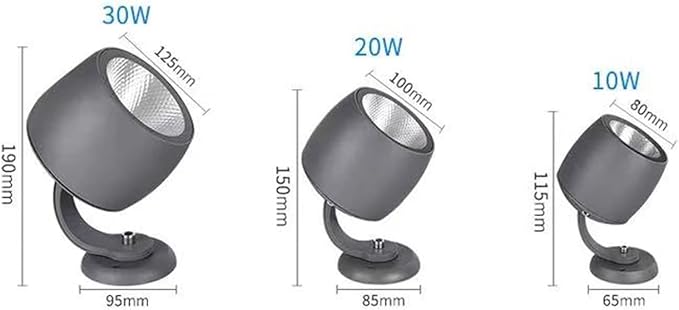 Outdoor Led Spot Lights COB Landscape Light IP65 Waterproof 360° Rotation COB Spotlights for Courtyard Hotel Yard Path Decor