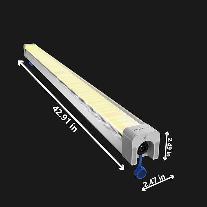 RDJ Bouns 720W LED Grow Light for 4x4 Grow Tent U120 2Pack with Under-Canopy Grow Light Cascade Cable Harness Full Spectrum Commercial Dimmable Lighting for Indoor Plants